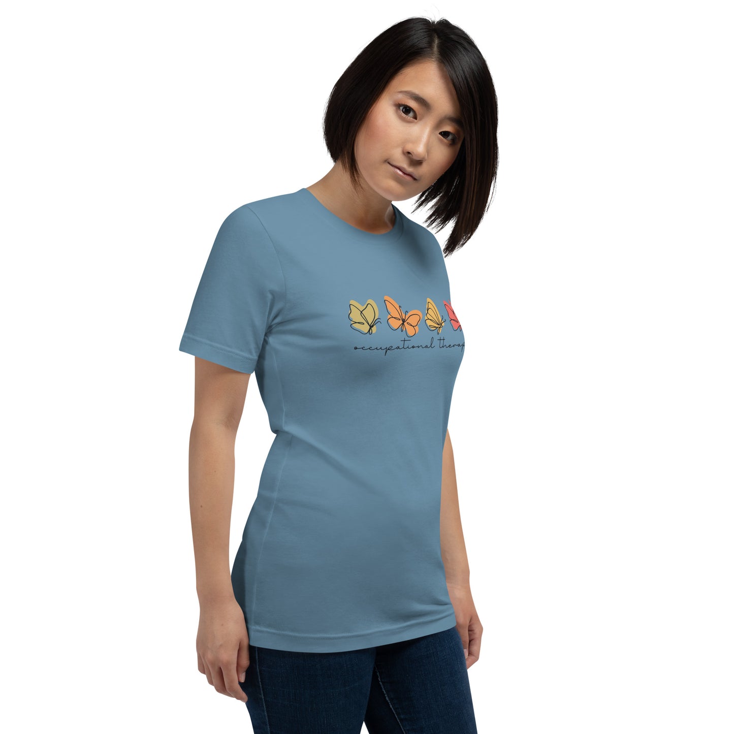 Elyx Aesthetic Occupational Therapy Butterflies Woman Graphic Tee
