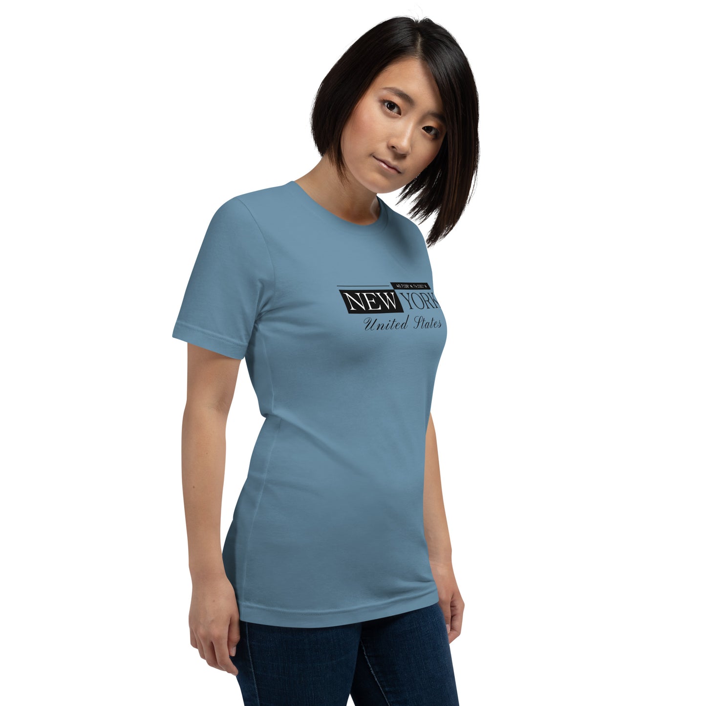 Elyx New York Minimalist City Typography Woman Graphic Tee
