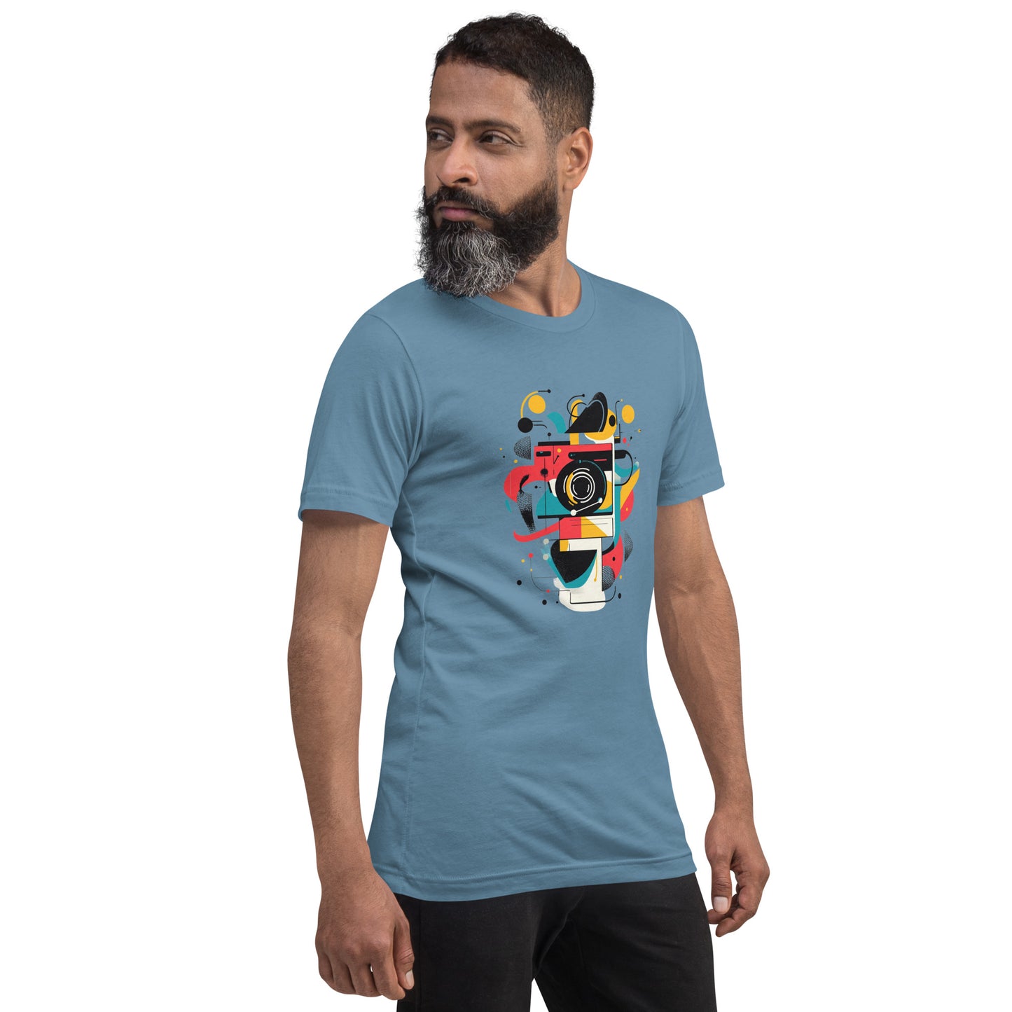 Photographer Gift Shirt - Vintage Camera Graphic Tee - Aesthetic Geometric Apparel