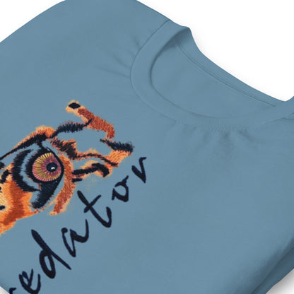 Predator Tiger Eye Graphic Tee - Minimalist Luxe Streetwear T-Shirt