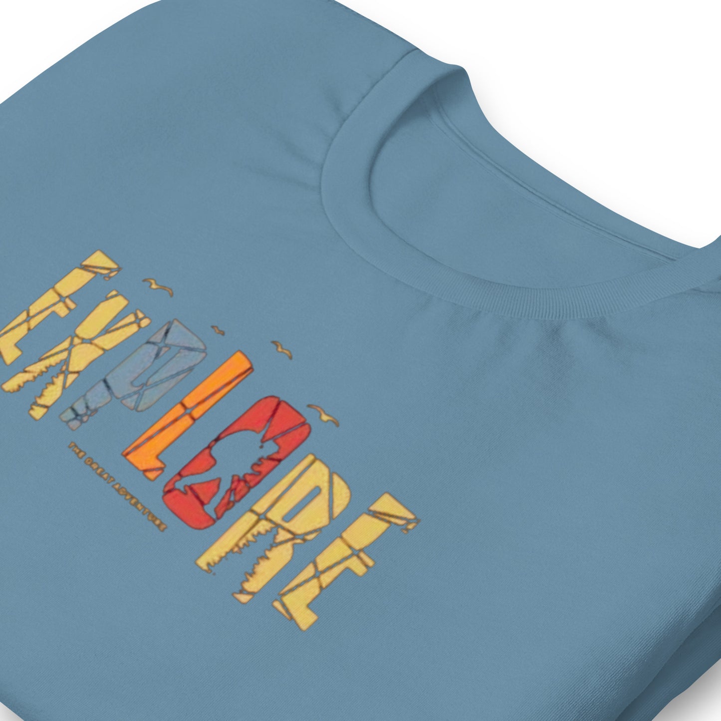 Explore The Great Adventure Graphic Tee - Retro Boho Nature & Hiking T-Shirt