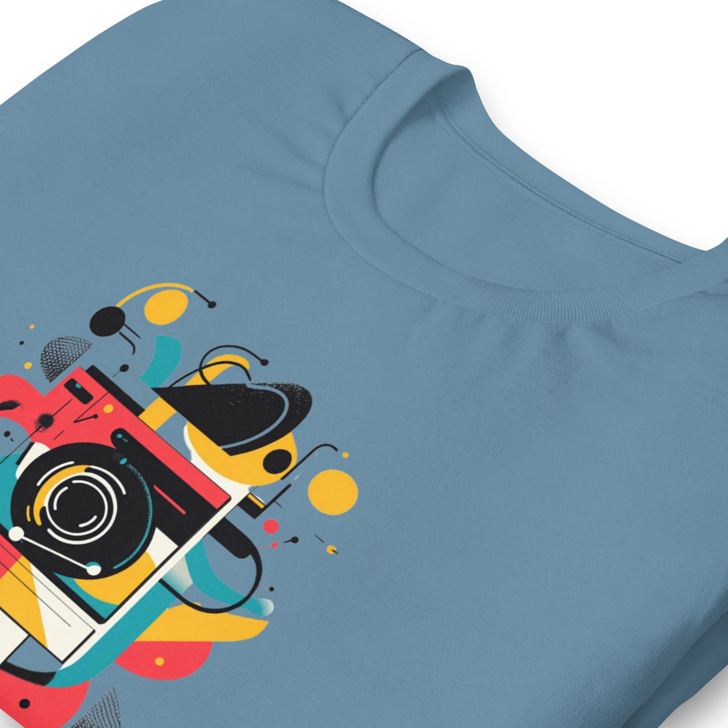 Photographer Gift Shirt - Vintage Camera Graphic Tee - Aesthetic Geometric Apparel