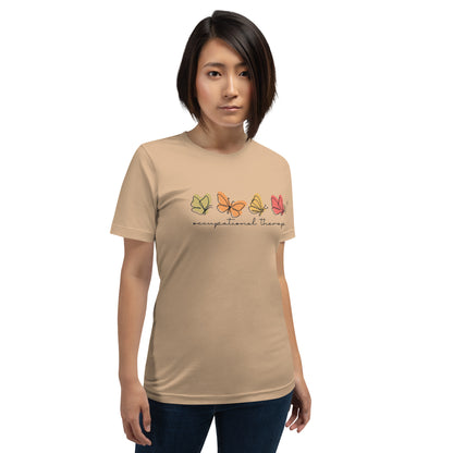 Elyx Aesthetic Occupational Therapy Butterflies Woman Graphic Tee