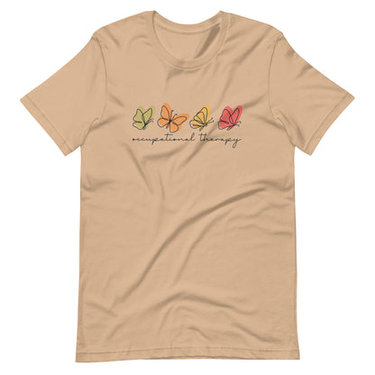 Elyx Aesthetic Occupational Therapy Butterflies Woman Graphic Tee