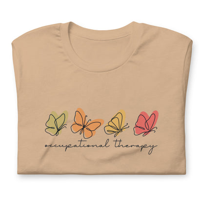 Elyx Aesthetic Occupational Therapy Butterflies Woman Graphic Tee