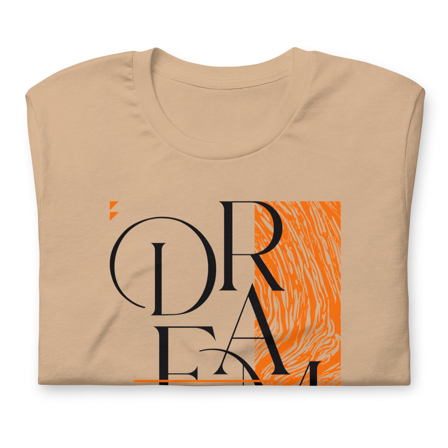 Dream Avant-Garde Typographic Tee - Abstract Minimalist Women's Streetwear T-Shirt