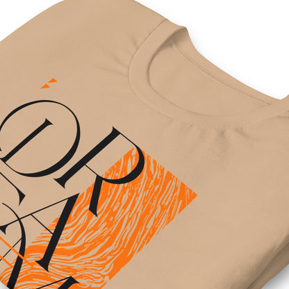 Dream Avant-Garde Typographic Tee - Abstract Minimalist Women's Streetwear T-Shirt