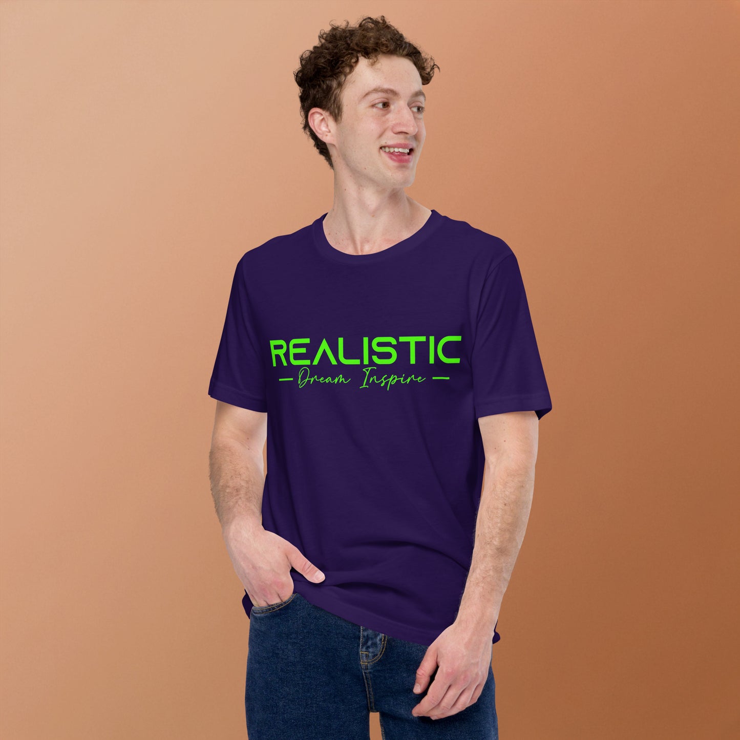 Realistic Dream Inspire Minimalist Graphic Tee