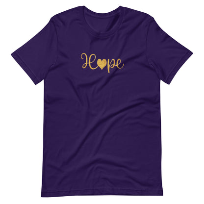 Elyx "Hope" Elegant Calligraphy Tee – Modern Minimalist Collection