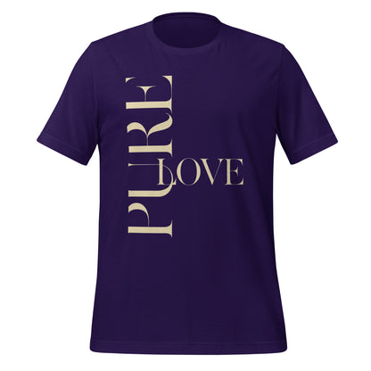 "Pure Love" Modern Typography Shirt – Premium Aesthetic Graphic Tee