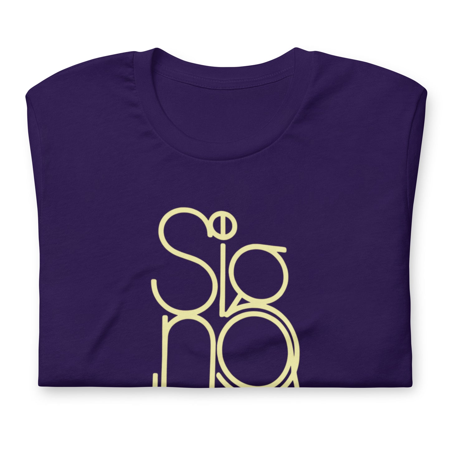 The Signature Tee - Minimalist Typographic Luxury Graphic T-Shirt