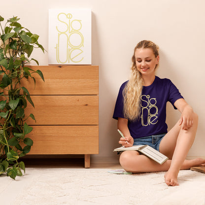 The Signature Tee - Minimalist Typographic Luxury Graphic T-Shirt
