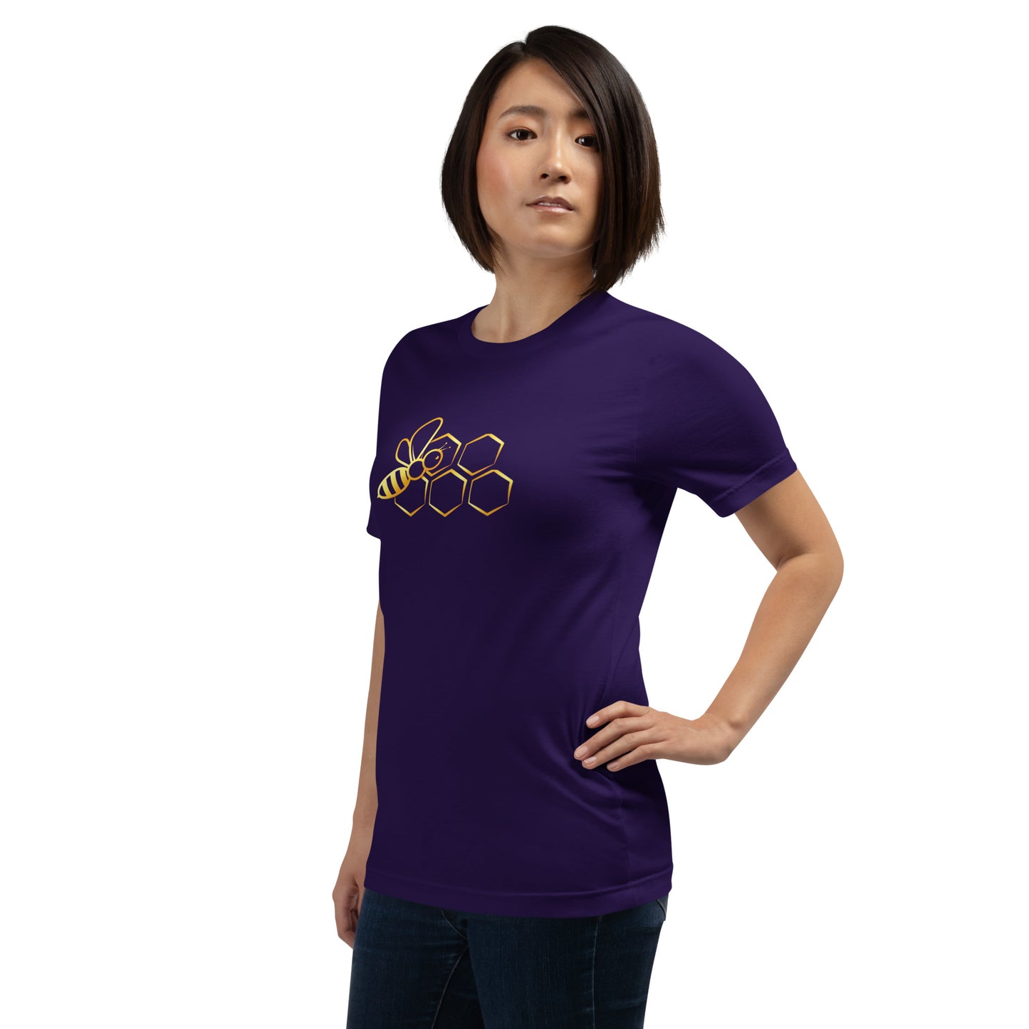 Elyx Aesthetic Bee Graphic Tee - Premium Soft Cotton T-Shirt for Women