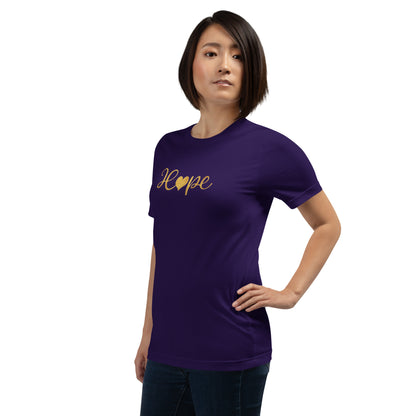 Elyx "Hope" Elegant Calligraphy Tee – Modern Minimalist Collection