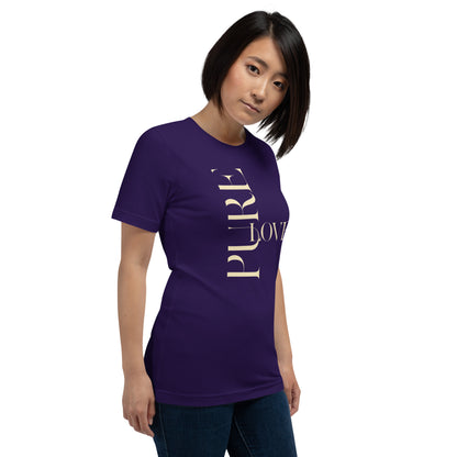 "Pure Love" Modern Typography Shirt – Premium Aesthetic Graphic Tee