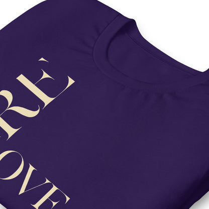 "Pure Love" Modern Typography Shirt – Premium Aesthetic Graphic Tee