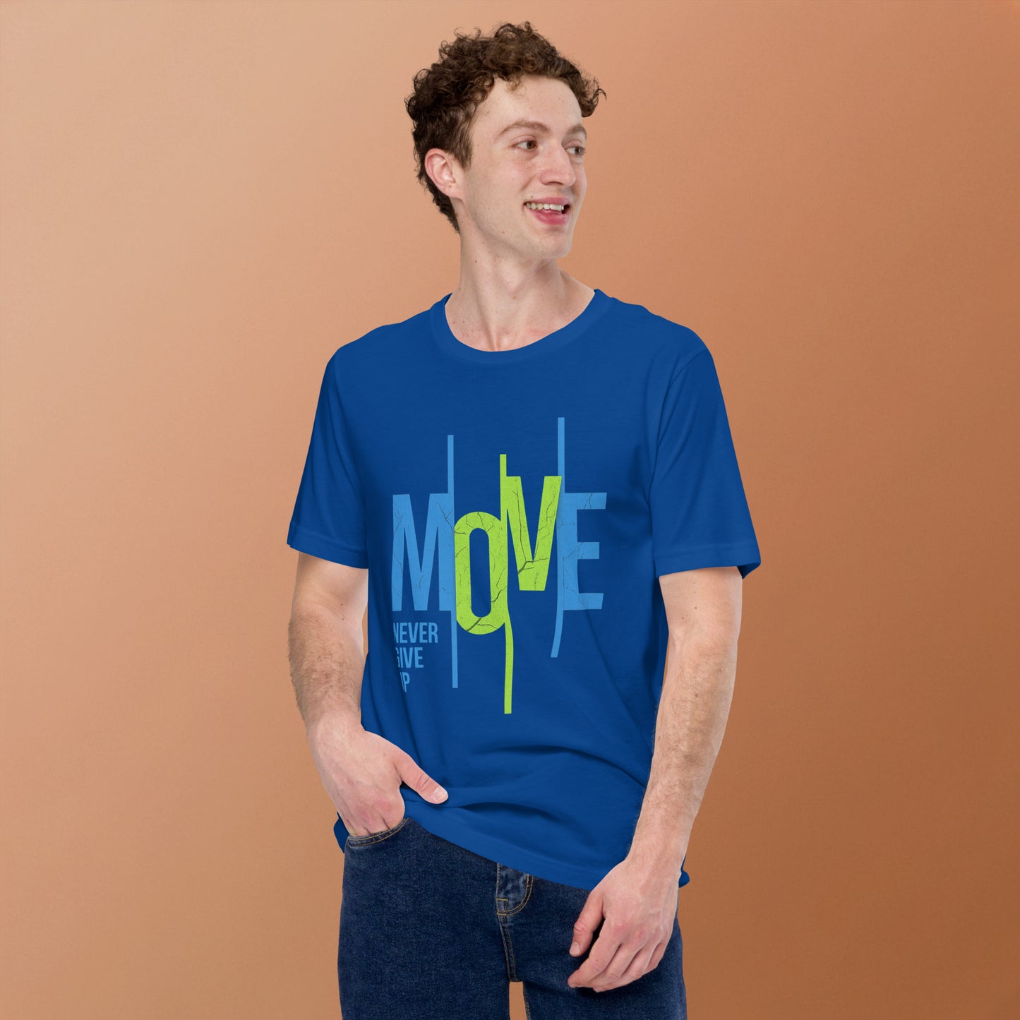 Move Forward Inspirational T-Shirt -  Sports Graphic Tee - Motivational Gym Shirt