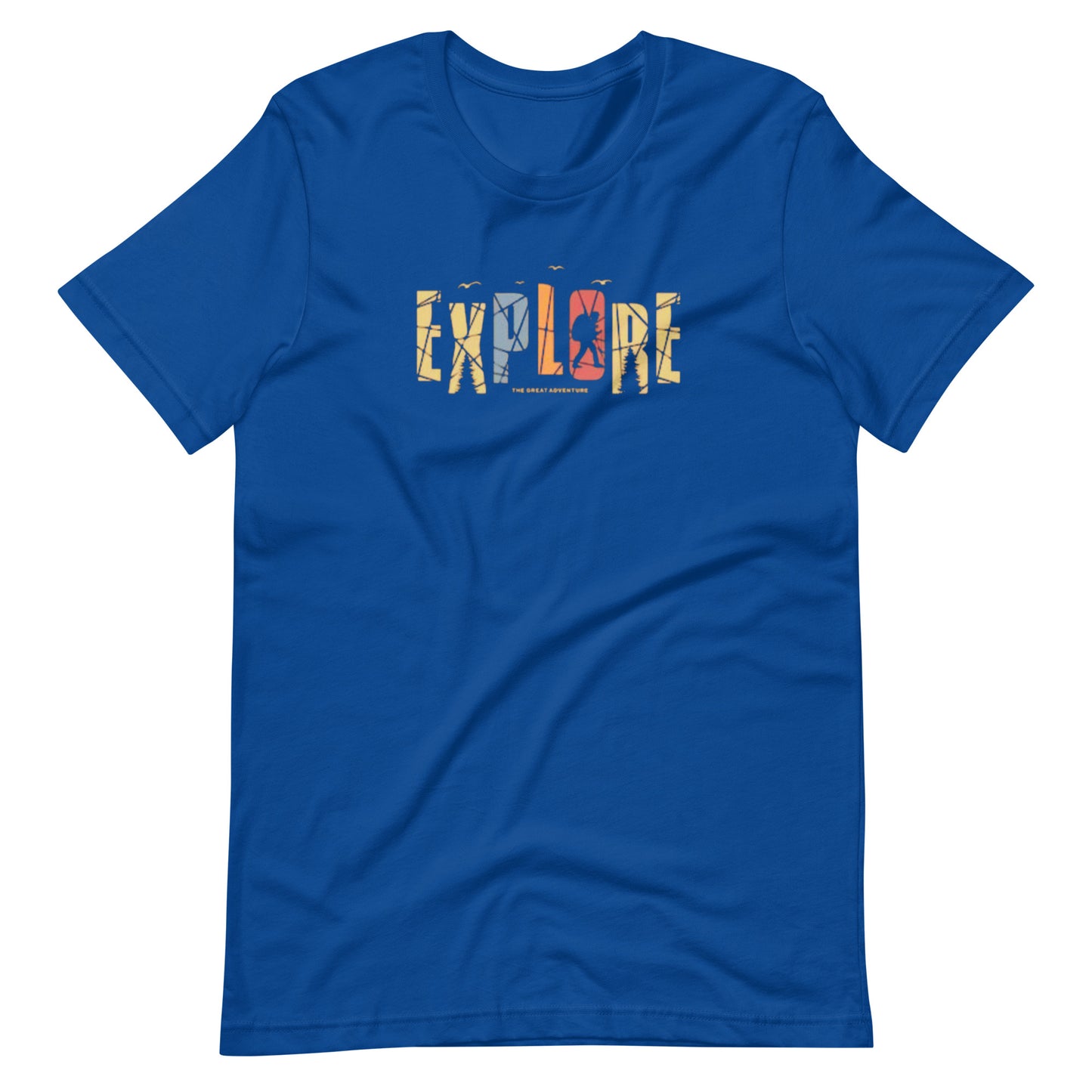 Explore The Great Adventure Graphic Tee - Retro Boho Nature & Hiking T-Shirt