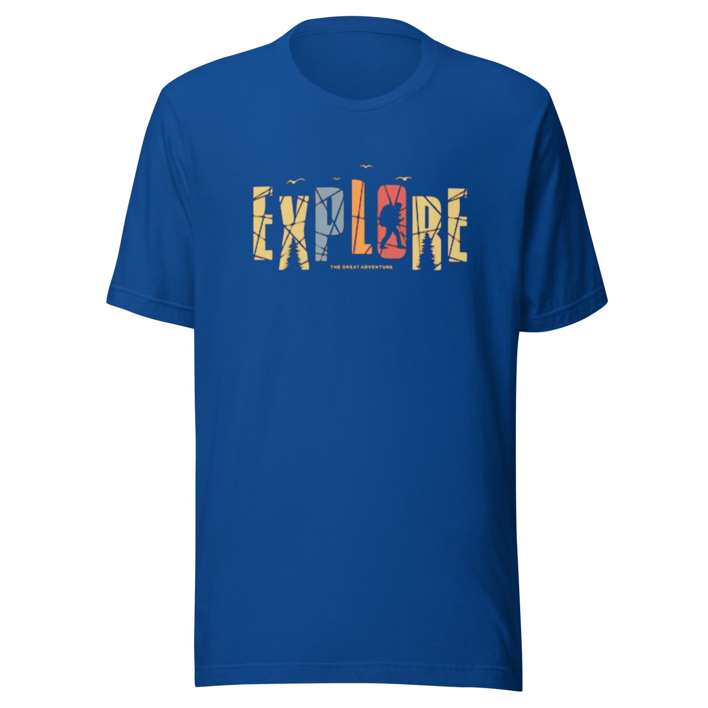 Explore The Great Adventure Graphic Tee - Retro Boho Nature & Hiking T-Shirt