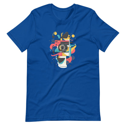 Photographer Gift Shirt - Vintage Camera Graphic Tee - Aesthetic Geometric Apparel