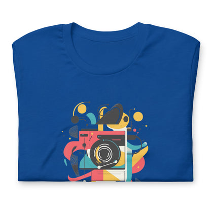 Photographer Gift Shirt - Vintage Camera Graphic Tee - Aesthetic Geometric Apparel
