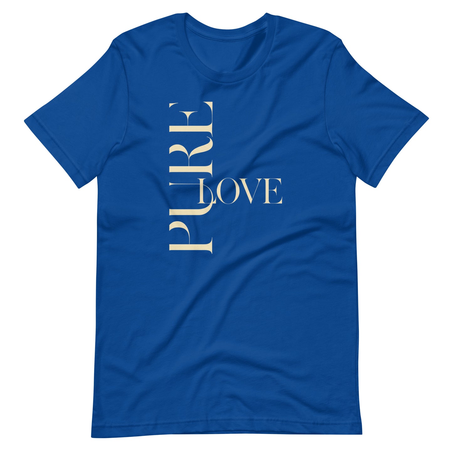 "Pure Love" Modern Typography Shirt – Premium Aesthetic Graphic Tee