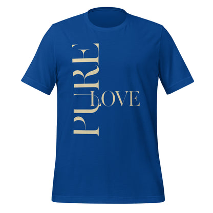 "Pure Love" Modern Typography Shirt – Premium Aesthetic Graphic Tee