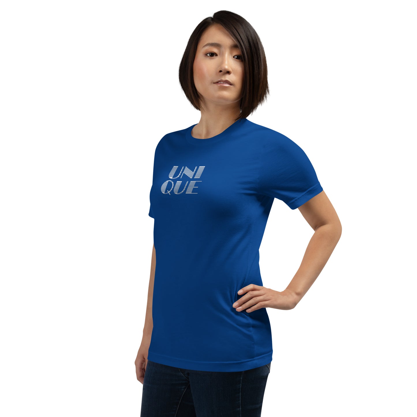 Elyx "Unique" Linear Illusion Premium Woman Graphic Tee