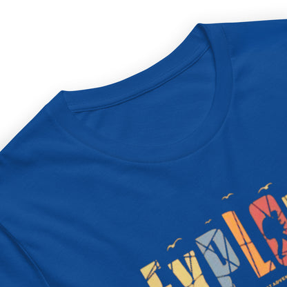 Explore The Great Adventure Graphic Tee - Retro Boho Nature & Hiking T-Shirt