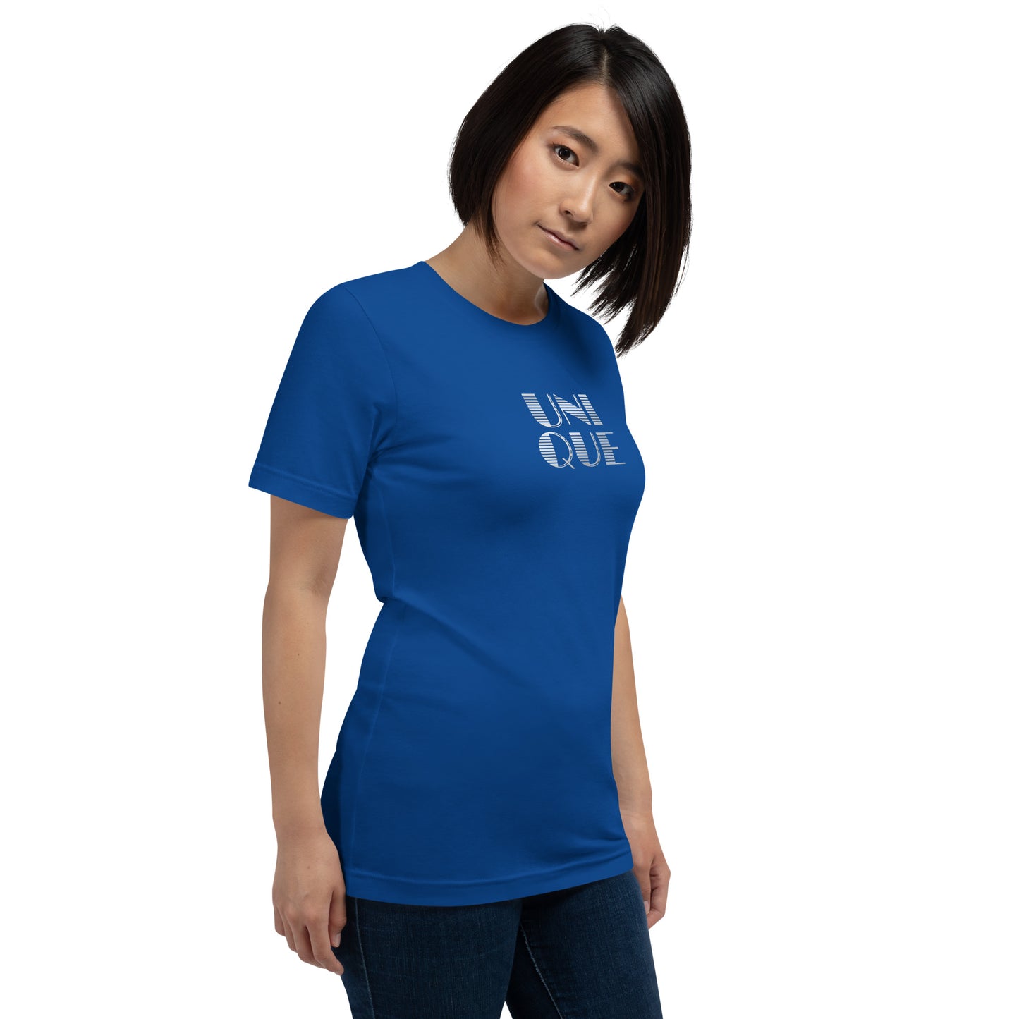 Elyx "Unique" Linear Illusion Premium Woman Graphic Tee