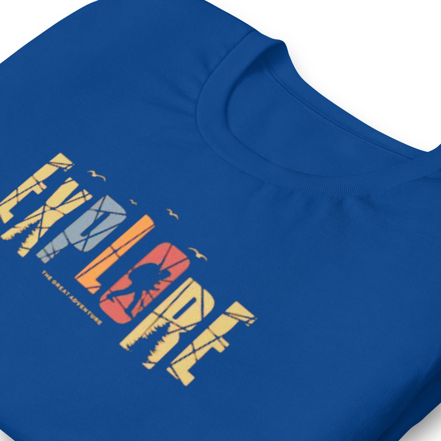 Explore The Great Adventure Graphic Tee - Retro Boho Nature & Hiking T-Shirt