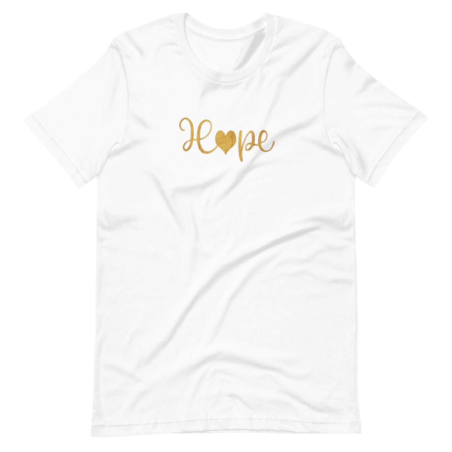 Elyx "Hope" Elegant Calligraphy Tee – Modern Minimalist Collection