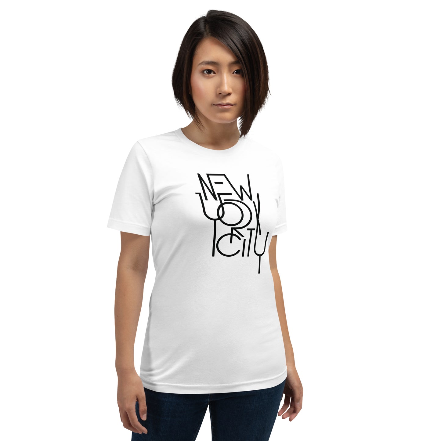 Elyx NYC Architectural Grid Premium Woman Graphic Tee
