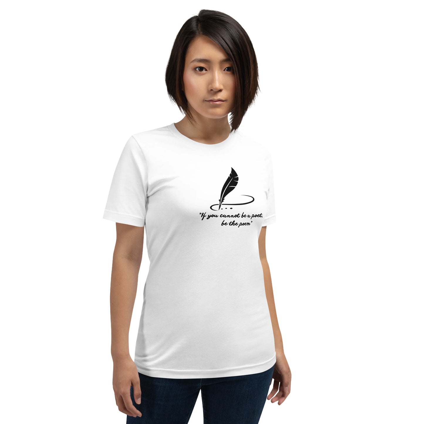 Elyx Minimalist Poetry Literary Quote Aesthetic Woman Graphic Tee