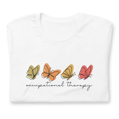 Elyx Aesthetic Occupational Therapy Butterflies Woman Graphic Tee