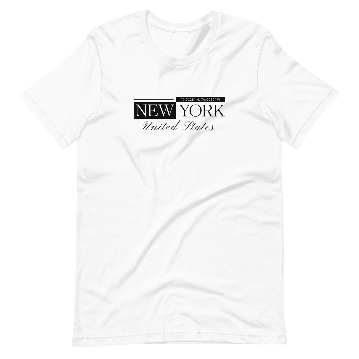 Elyx New York Minimalist City Typography Woman Graphic Tee