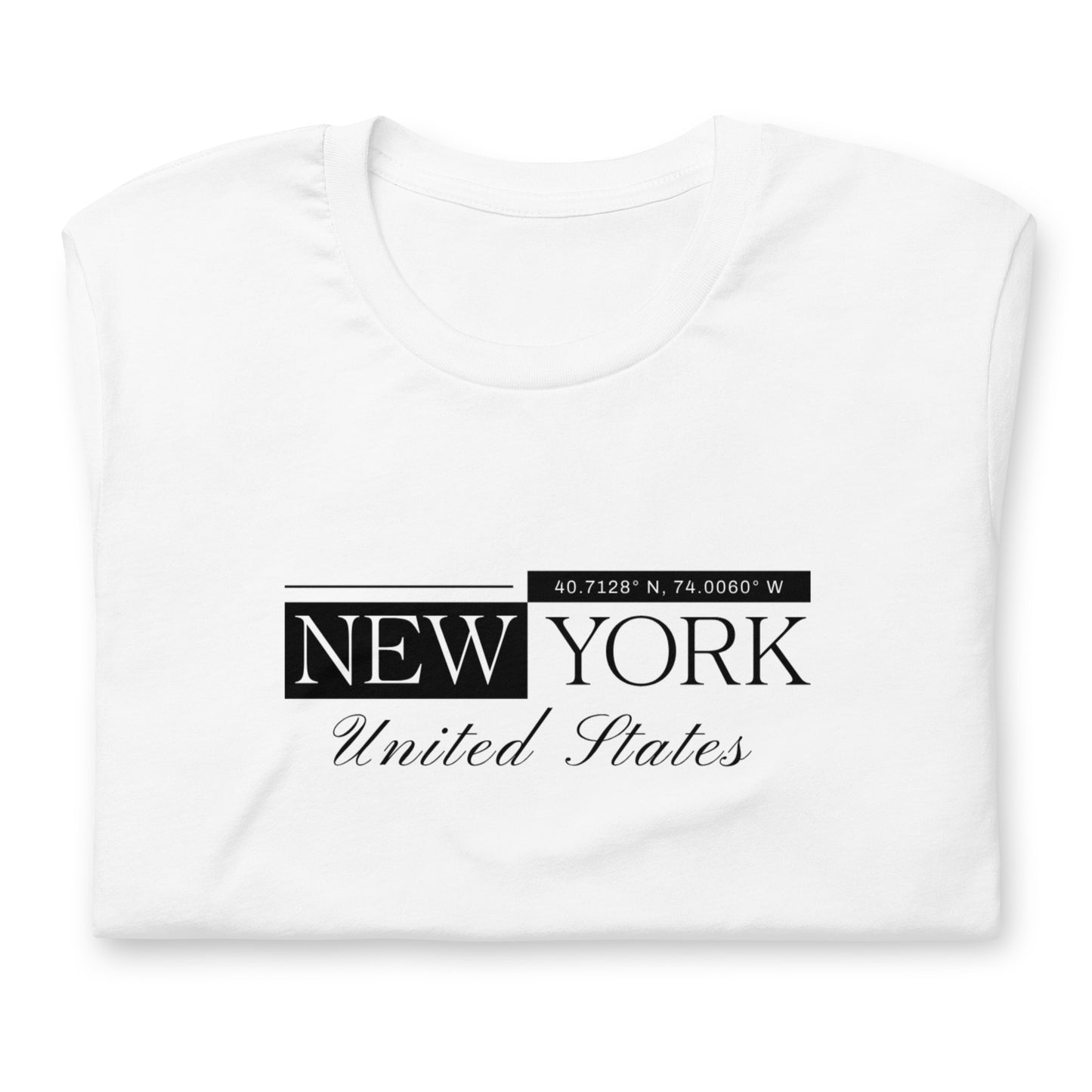 Elyx New York Minimalist City Typography Woman Graphic Tee