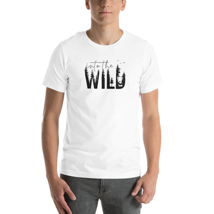 Embrace the Great Outdoors with the "Into the Wild" Premium Men's Graphic Tee