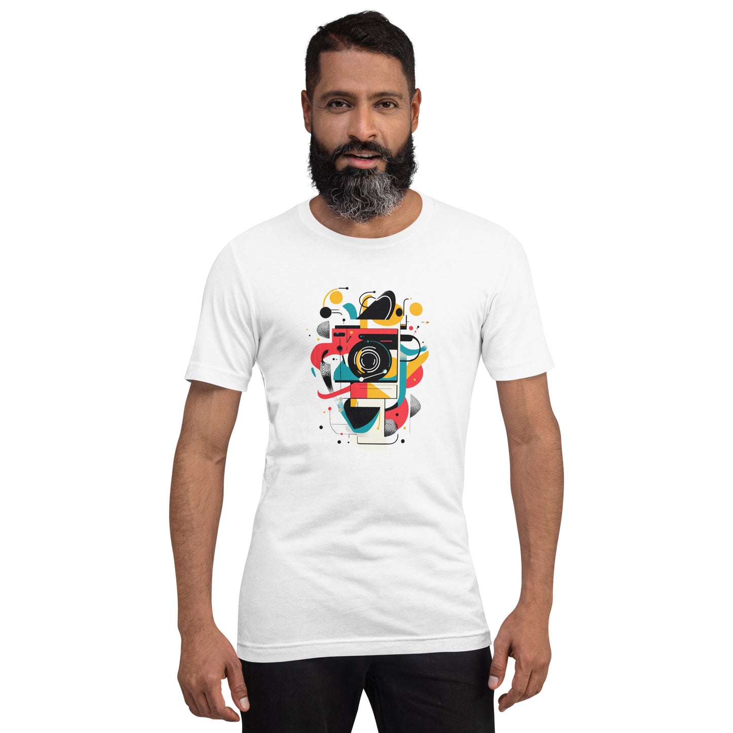 Photographer Gift Shirt - Vintage Camera Graphic Tee - Aesthetic Geometric Apparel