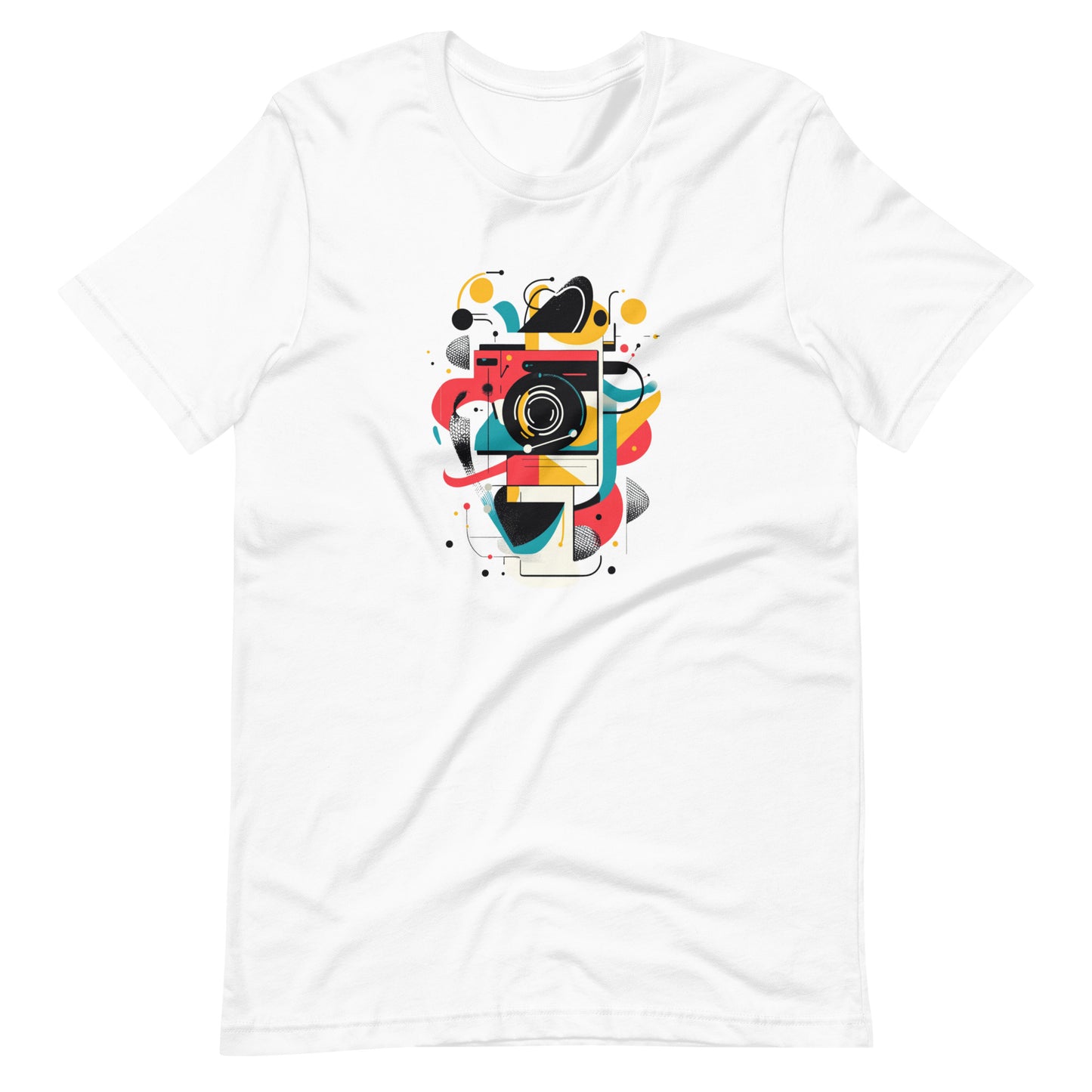Photographer Gift Shirt - Vintage Camera Graphic Tee - Aesthetic Geometric Apparel