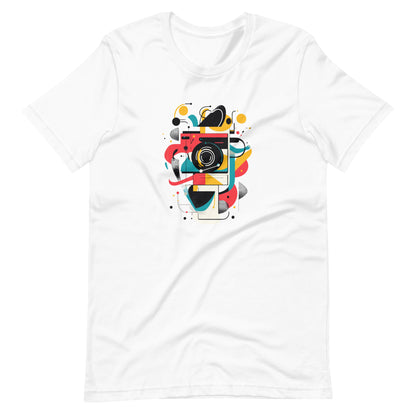 Photographer Gift Shirt - Vintage Camera Graphic Tee - Aesthetic Geometric Apparel
