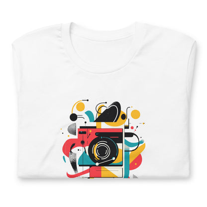 Photographer Gift Shirt - Vintage Camera Graphic Tee - Aesthetic Geometric Apparel