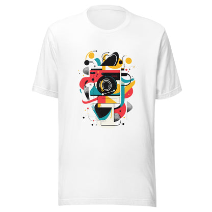 Photographer Gift Shirt - Vintage Camera Graphic Tee - Aesthetic Geometric Apparel