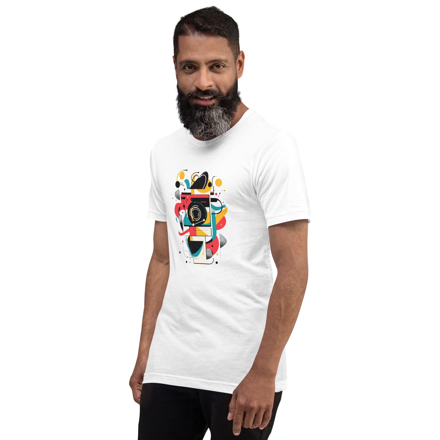 Photographer Gift Shirt - Vintage Camera Graphic Tee - Aesthetic Geometric Apparel