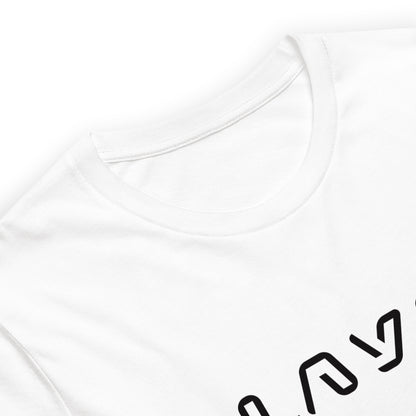 Player Futuristic Typographic Tee - Minimalist Cyber Streetwear T-Shirt