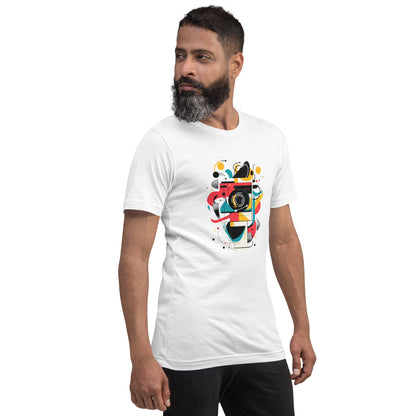 Photographer Gift Shirt - Vintage Camera Graphic Tee - Aesthetic Geometric Apparel