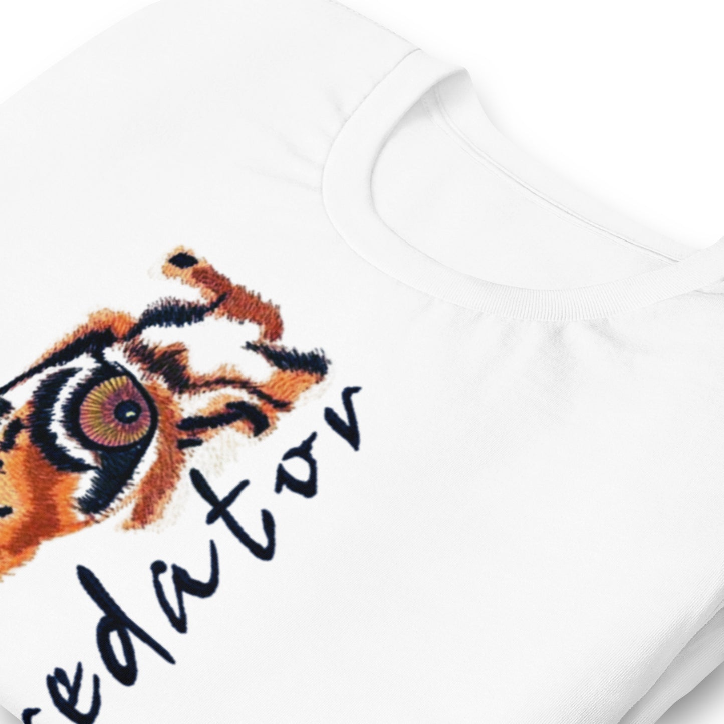 Predator Tiger Eye Graphic Tee - Minimalist Luxe Streetwear T-Shirt