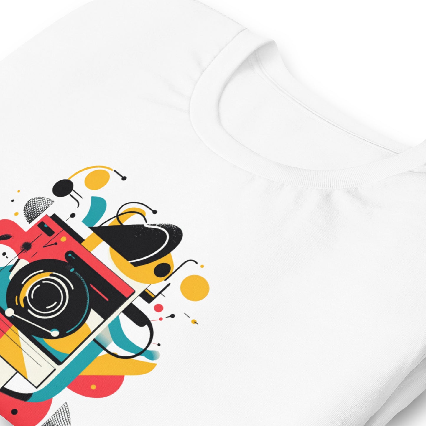 Photographer Gift Shirt - Vintage Camera Graphic Tee - Aesthetic Geometric Apparel